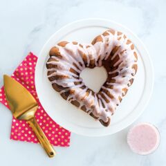 Nordicware Elegant Kalp Bundt Kek Kalıbı Bronz