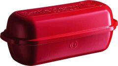 Emile Henry Ekmek/Fırın Kabı Dikdörtgen 39 x 16 cm Kırmızı/Burgundy