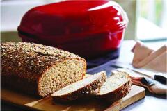 Emile Henry Artisan Ekmek/Fırın Kabı 34 x 23 cm Kırmızı/Burgundy