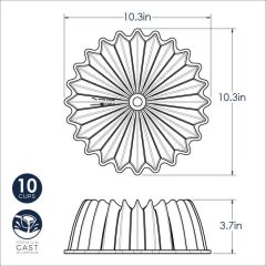 Nordicware Brillance Bundt Kek Kalıbı Gold