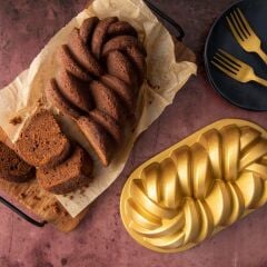 Nordicware 75. Yıl Özel Örgü Kek Kalıbı Gold