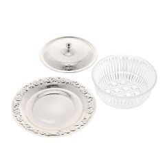 Queen Anne İngiliz Gümüşü Reçellik 10.5 x 11.5 x 8 cm