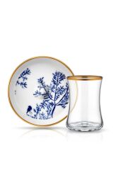 Koleksiyon Tiryaki Çay Seti 6 lı Bahar