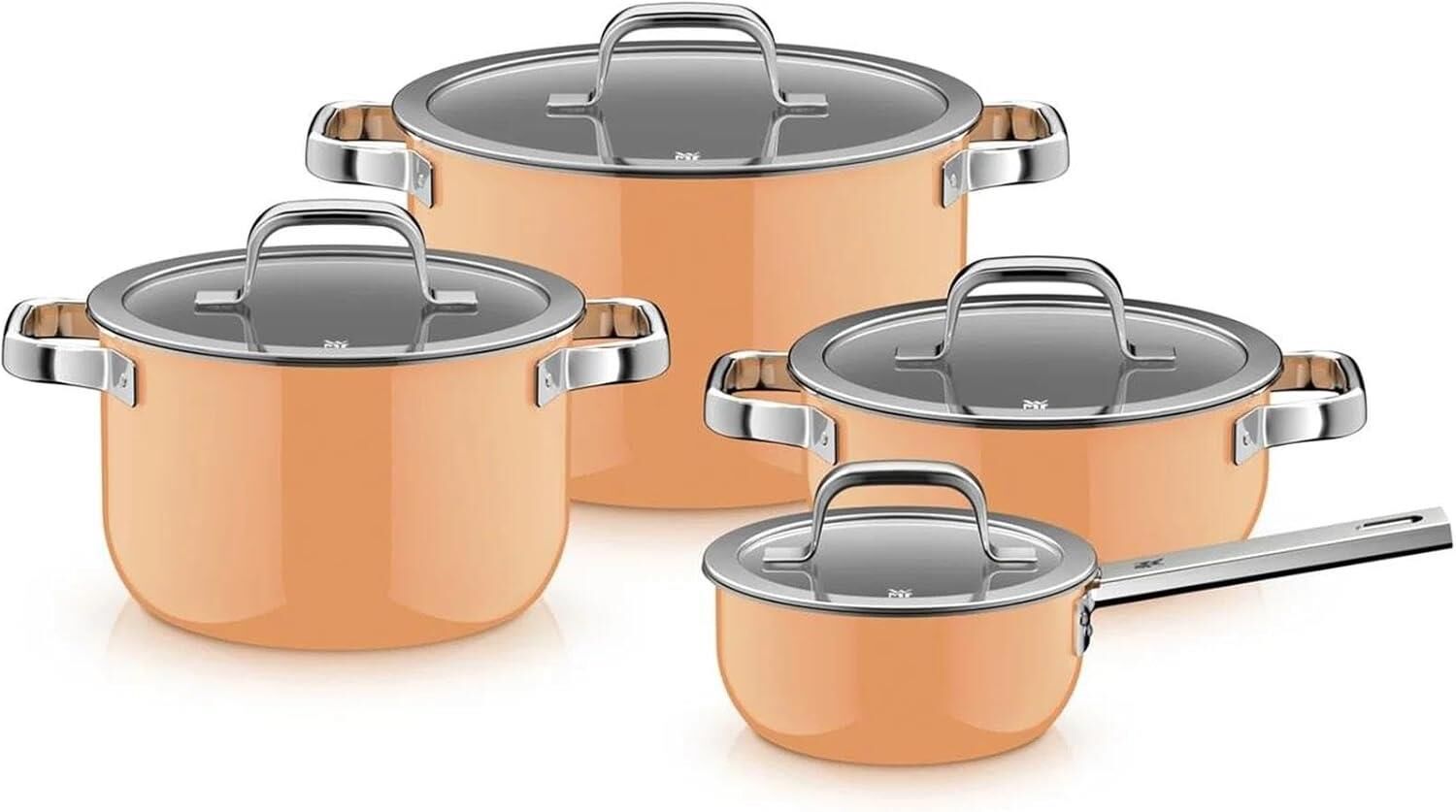 Wmf  Fusiontec Tencere Seti 4 Parça Papaya Turuncu