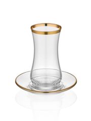 DECORİUM ARS 719 12 PRC. CAY TAKIMI DALIA ALTIN