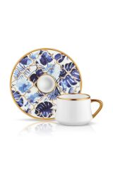 Koleksiyon Sufi Türk Kahve Fincan Seti 6 lı Amazon Mavi