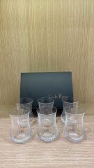 Bohemia Kristal Sandro Moreno Kristal Optikli 6 lı Çay Bardağı