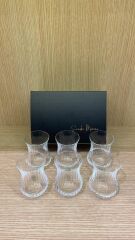 Bohemia Kristal Sandro Moreno Kristal Optikli 6 lı Çay Bardağı