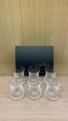 Bohemia Kristal Sandro Moreno Kristal Optikli 6 lı Çay Bardağı