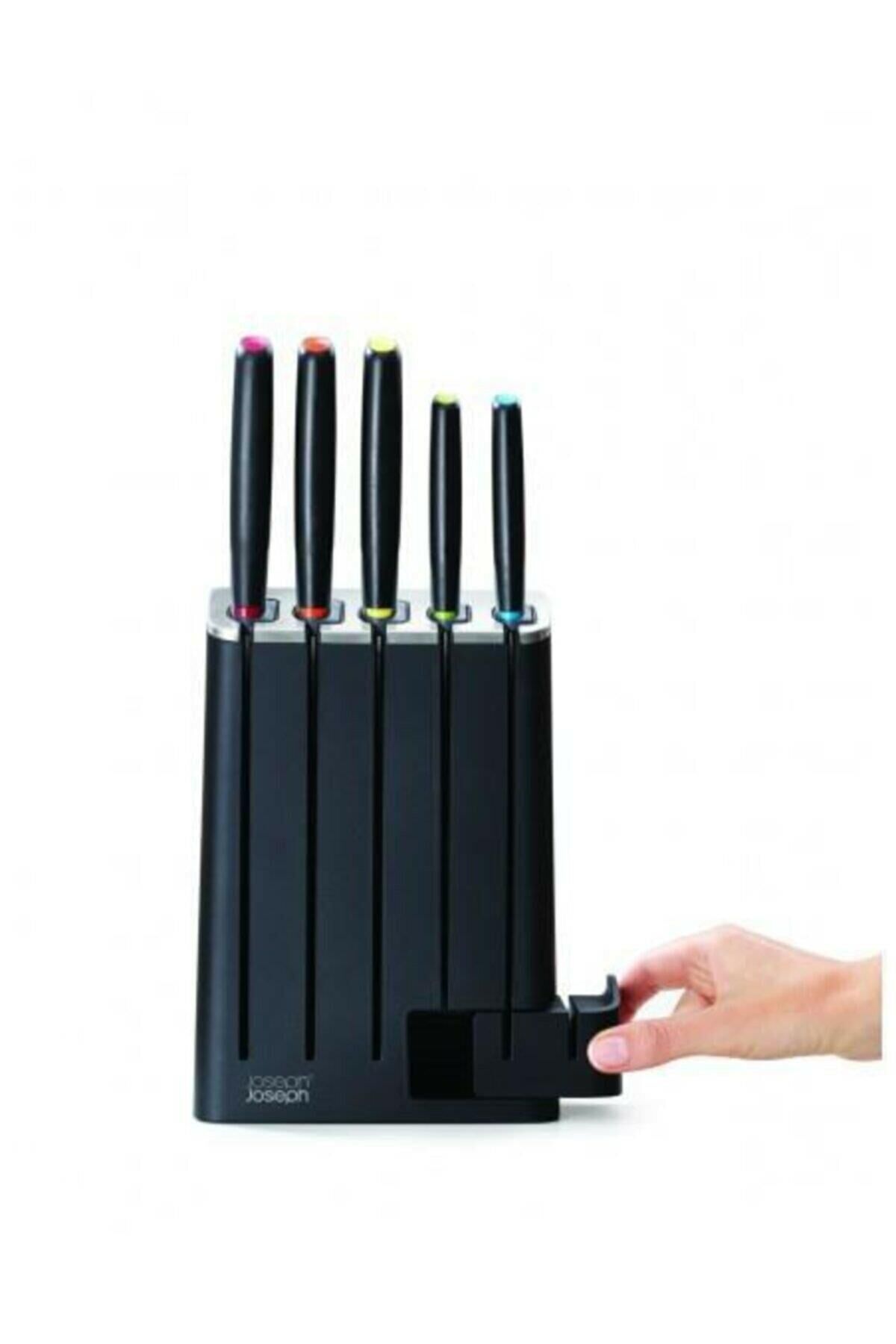 Joseph Joseph  Elavate 5 Parçalı SlimBlock Bıcak Seti-Cok Renkli