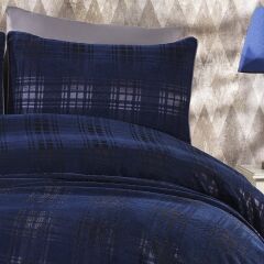 NAZİK HOME ELİTE LACİVERT PİKE TAKIMI ÇK