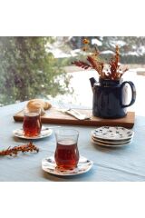 Koleksiyon Mislina Yemeni Çay Seti 6 lı Kobalt 31000035550