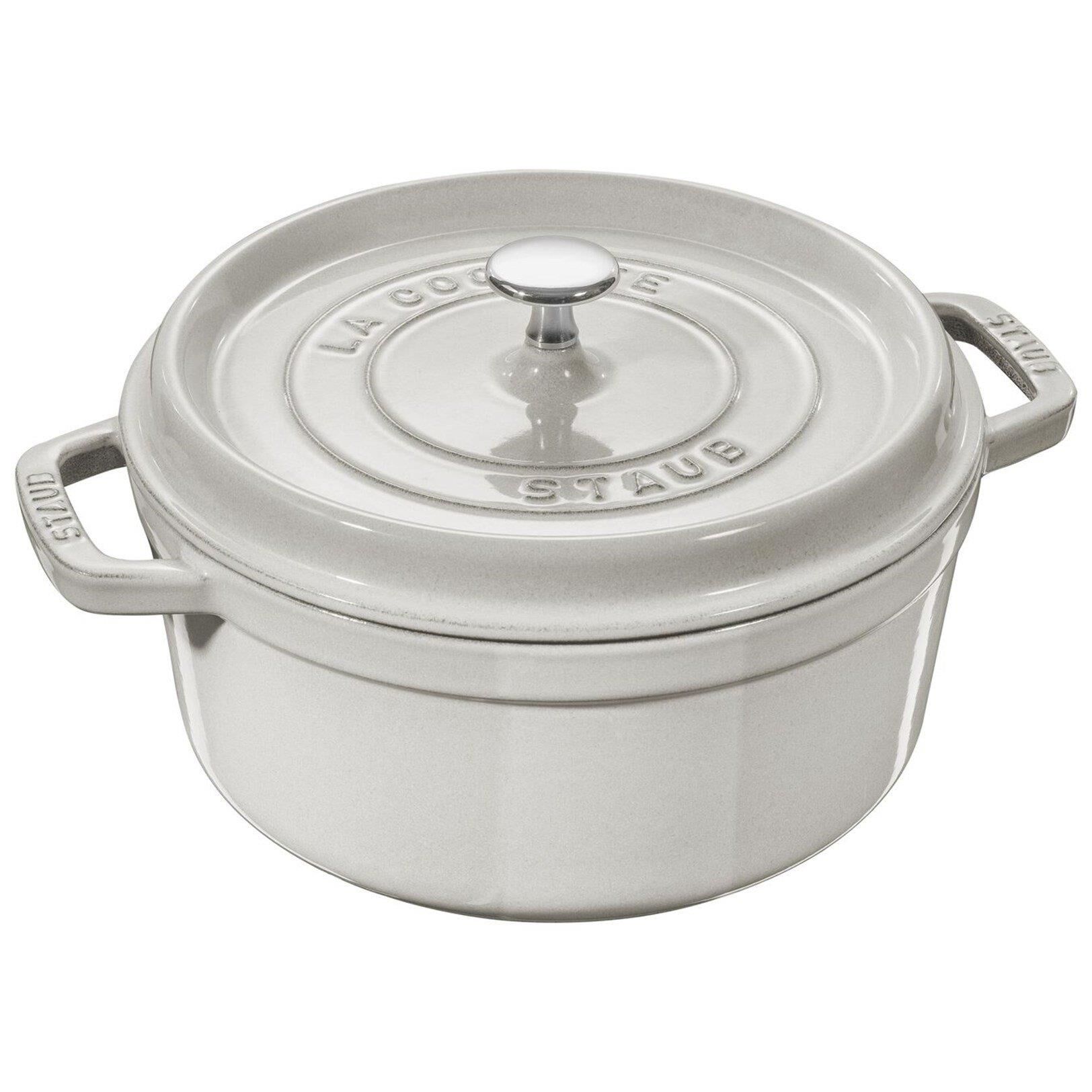 Staub La Cococtte Döküm Tencere Trüf Beyazı 26 cm 5,25 lt Yuvarlak