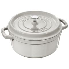Staub La Cococtte Döküm Tencere Trüf Beyazı 26 cm 5,25 lt Yuvarlak
