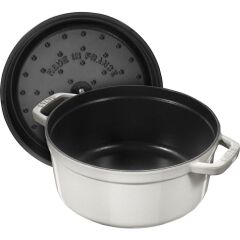 Staub La Cococtte Döküm Tencere Trüf Beyazı 26 cm 5,25 lt Yuvarlak