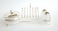 Queen Anne İngiliz Gümüşü Kahvaltı Sunum Set