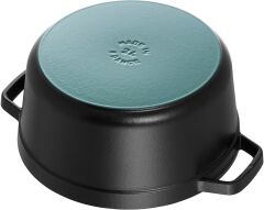 Staub La Cocotte Döküm Tencere Siyah 24 cm 3,7 lt Yuvarlak