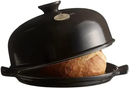 Emile Henry Fırın Kabı Ekmek Yuvarlak 34 cm Antrasit