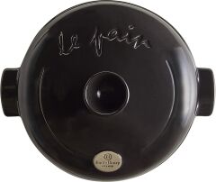 Emile Henry Fırın Kabı Ekmek Yuvarlak 34 cm Antrasit