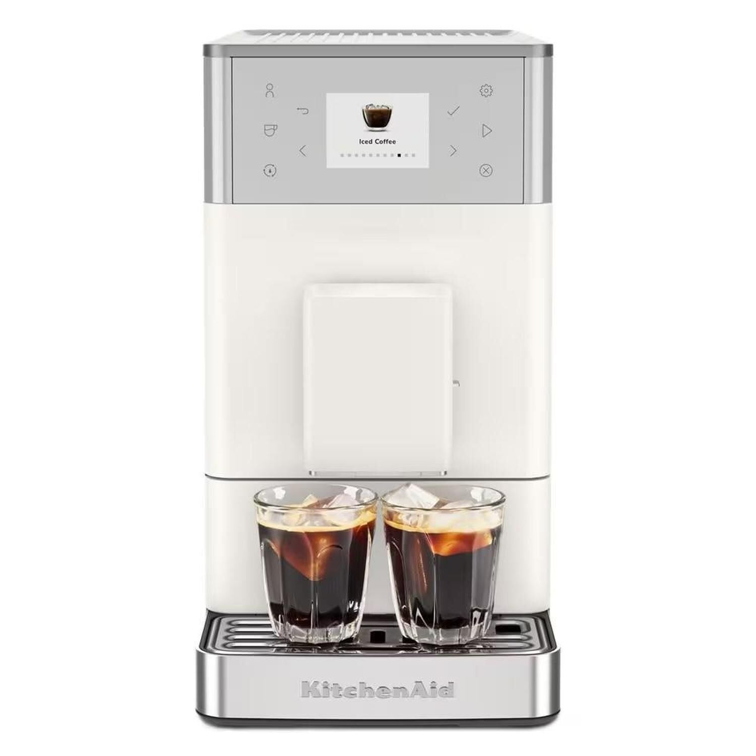 KitchenAid Tam Otomatik Espresso Makinesi KF3 Buzlu Kahve Özellikli - Porcelain White