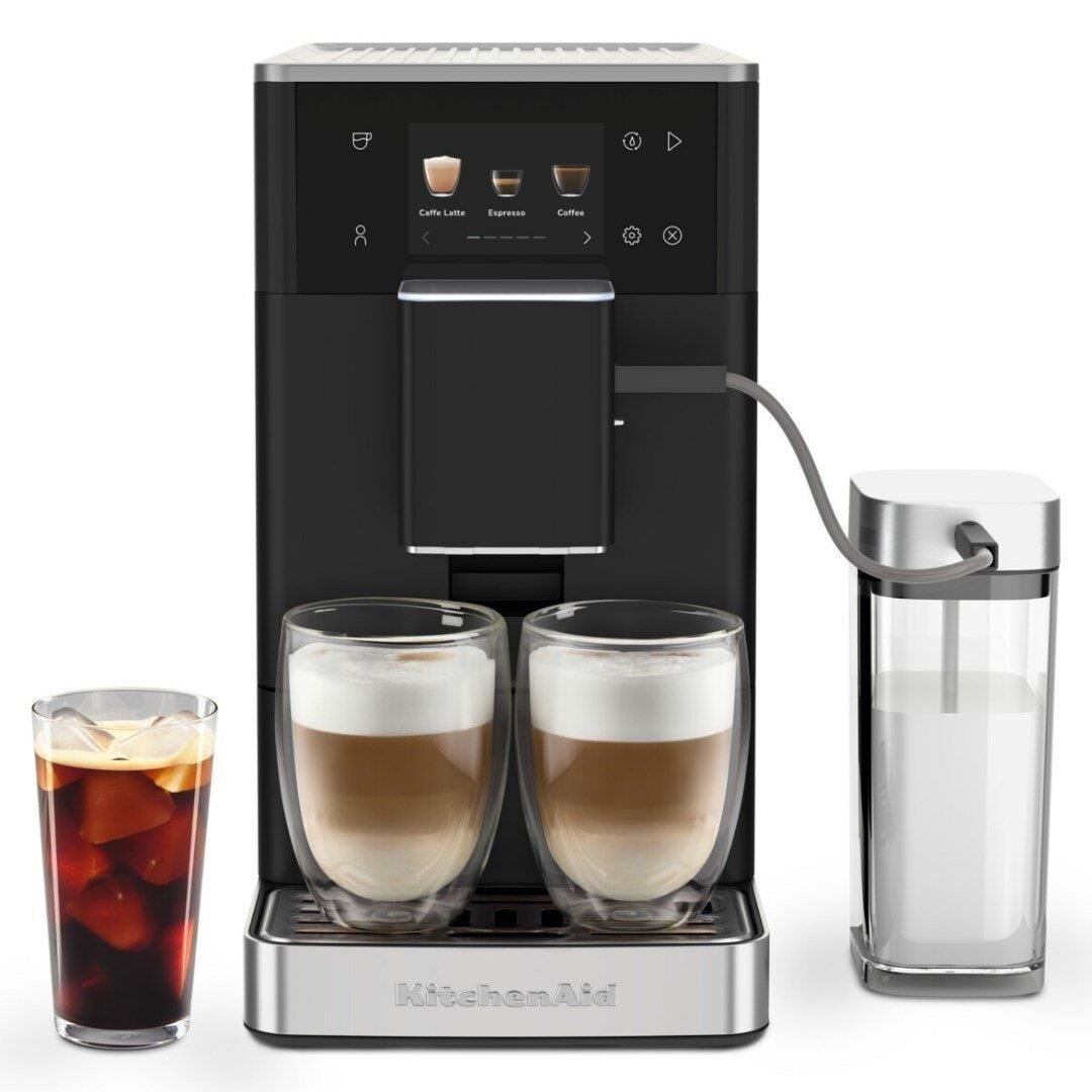 KitchenAid Tam Otomatik Espresso Makinesi KF4 Buzlu Kahve Özellikli - Matte Black