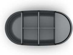 Joseph Joseph EasyStore Luxe Büyük Diş Fırçalık Caddy - Çelik