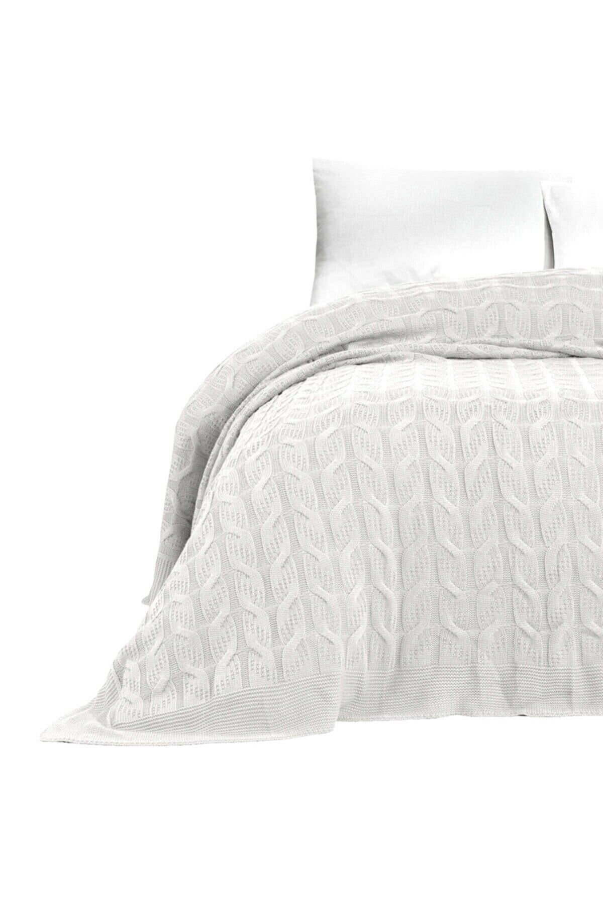 NAZİK HOME SAMİRA KREM TRİKO BATTANİYE ÇK