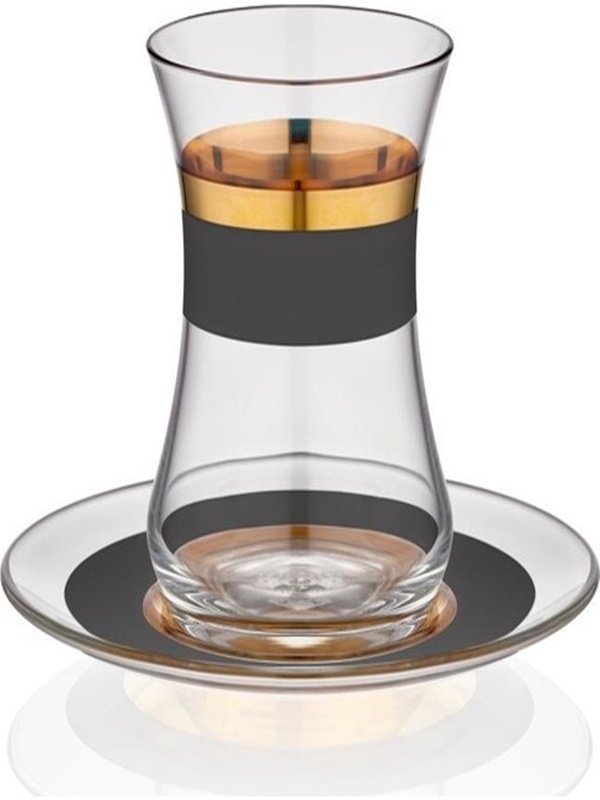 DECORİUM ARS 719 12 PARCA CAY TK. VISION BLACK