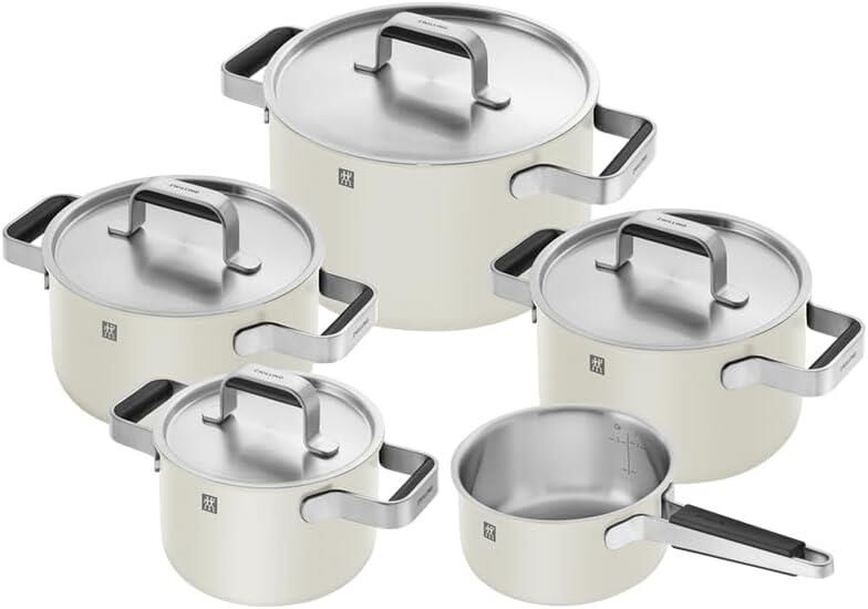 Zwilling Pure Tencere Seti 5 Parça Fildişi