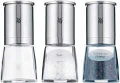 Wmf Deluxe Tuz Karabiber Kurubiber 3'lü Çelik Baharat Değirmen Öğütücü Seti