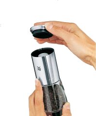 Wmf Deluxe Tuz Karabiber Kurubiber 3'lü Çelik Baharat Değirmen Öğütücü Seti