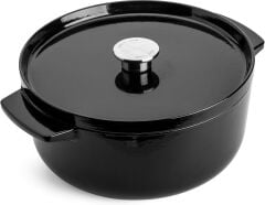 KitchenAid Döküm Demir Tencere Siyah 26 cm - 5.2 L
