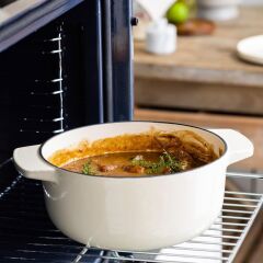 KitchenAid Döküm Demir Tencere Krem 26 cm - 5.2 L