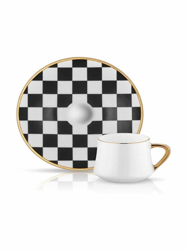 KOLEKSİYON 2 Lİ DAMA SİYAH BEYAZ TÜRK KAHVESİ