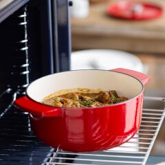 KitchenAid Döküm Demir Tencere Kırmızı 22 cm - 3.3 L