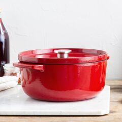 KitchenAid Döküm Demir Tencere Kırmızı 26 cm - 5.2 L
