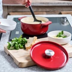 KitchenAid Döküm Demir Tencere Kırmızı 26 cm - 5.2 L