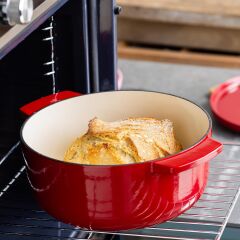 KitchenAid Döküm Demir Tencere Kırmızı 26 cm - 5.2 L