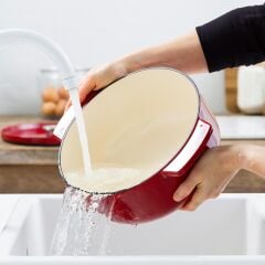 KitchenAid Döküm Demir Tencere Kırmızı 26 cm - 5.2 L