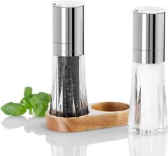 Adhoc Menage Kristal Karabiber Tuz Değirmen Set 17 cm