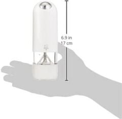 Peugeot Alaska Karabiber+Tuz Değirmeni Set Pilli 17 cm