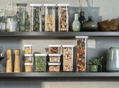 Zwilling Fresh & Save CUBE Saklama Kabı 4S şeffaf-beyaz