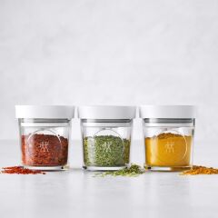 Zwilling Fresh & Save CUBE Set XS  3-parça şeffaf-beyaz