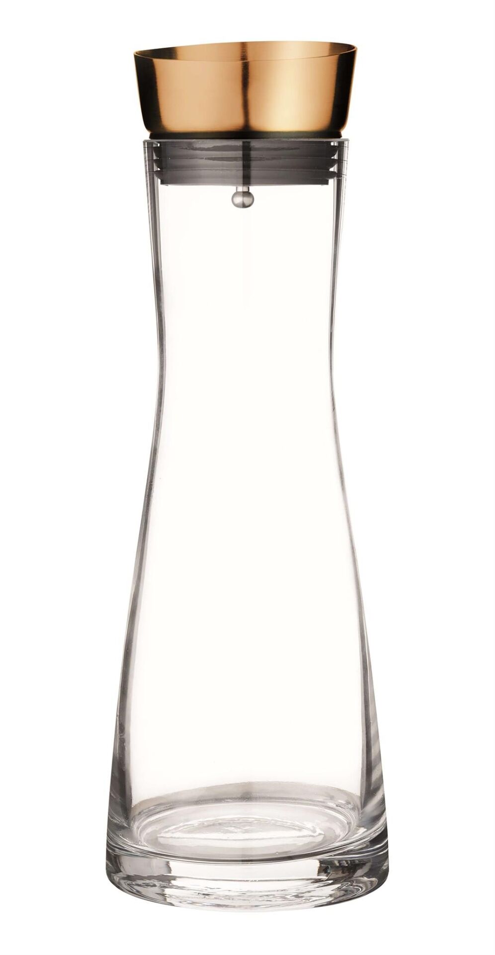 LEGGNO VETRO CAM SÜRAHİ 1 LT BAKIR KAPAK