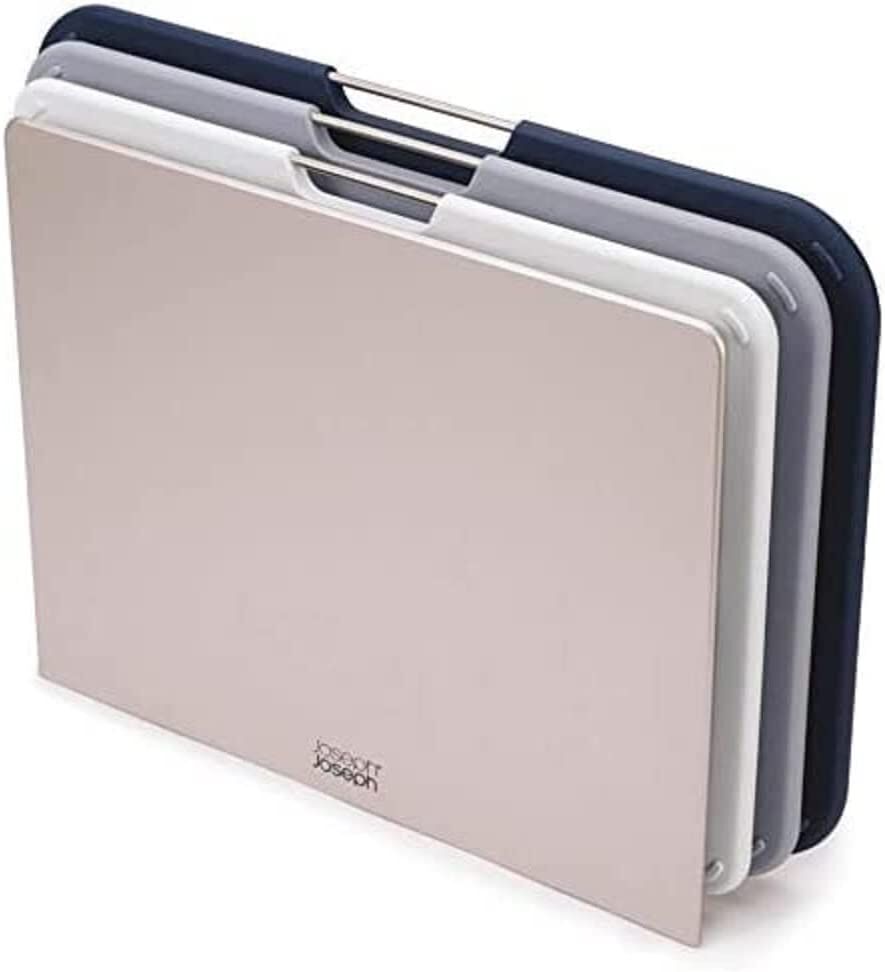 Joseph Joseph Nest  Büyük 3'lü Kesme Tahtası Seti - Gri/Mavi