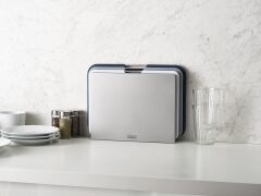 Joseph Joseph Nest  Büyük 3'lü Kesme Tahtası Seti - Gri/Mavi