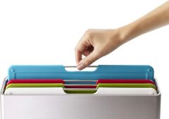 Joseph Joseph Folio Büyük Kesme Tahtası Seti - Gümüş