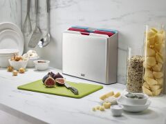 Joseph Joseph Folio Büyük Kesme Tahtası Seti - Gümüş