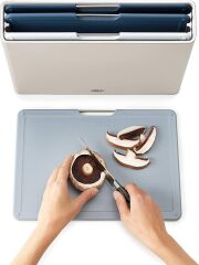 Joseph Joseph Folio Büyük Doğrama Tahtası Seti 4 Parça - Editions (Sky)