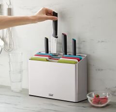 Joseph Joseph Folio Plus Bıçak ve Doğrama Tahtası Seti 8 Parça - Renkli